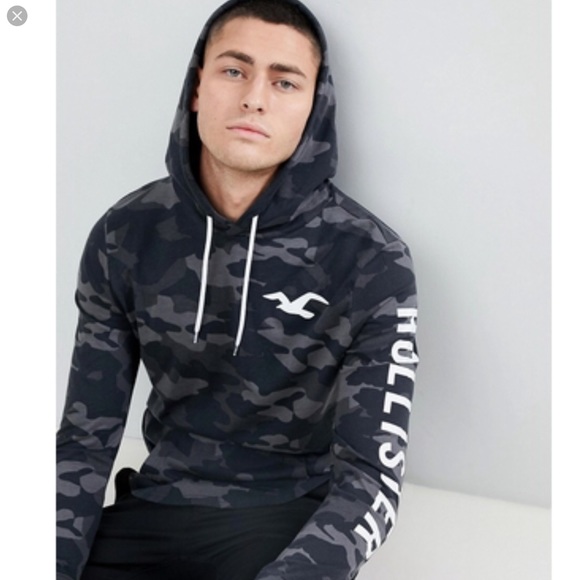 hollister camouflage pullover